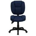 thumbnail image 4 of EMMA + OLIVER Mid-Back Ergonomic Task Chair with Pillow Top Cushioning, Navy Blue, 4 of 5