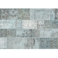 thumbnail image 1 of Ahgly Company Machine Washable Indoor Rectangle Contemporary Light Steel Blue Area Rugs, 7' x 10', 1 of 7