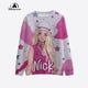 thumbnail image 5 of Sudadera con capucha estampada en 3D para mujer, nueva sudadera con capucha deportiva informal de calle con estampado de princesa Barbie, primavera/verano 2024, 5 of 5
