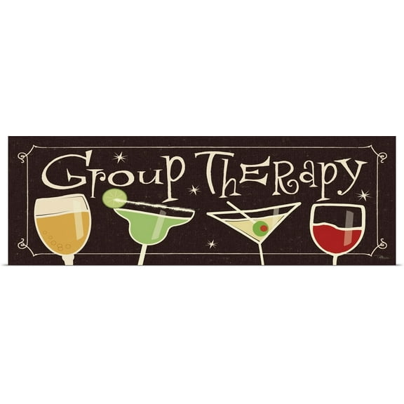 Great BIG Canvas | Rolled Pela Studio Poster Print entitled Group Therapy II