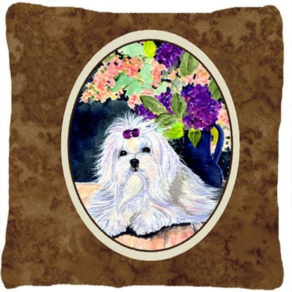 Maltese Decorative Indoor & Outdoor Fabric Pillow