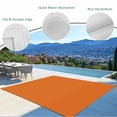thumbnail image 4 of Fsddascl Orange Outdoor Rug for Patio/Deck/Porch, Non-Slip Large Area Rug 5 x 8 Ft, Pure Orange Indoor Outdoor Rugs Washable Area Rugs, Reversible Camping Rug Carpet Runner, 4 of 5