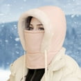 thumbnail image 2 of Womens Winter Hat Hats for Men Winter Hood Ski Hat for Women Men Thermal Hat Cap Scarf for Cold Weather, 2 of 5