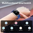 thumbnail image 5 of Smart Watch Fits for Android and IPhone, IP68 Waterproof Smartwatch for Women Men 120 Sports Modes 1.91-inch Fitness Tracker, Smart Watch with Bluetooth Call(Answer/Make Calls), for Gift Blue, 5 of 6