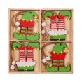 thumbnail image 2 of Adornos navideños Macarena 12 decoraciones colgantes de madera para Navidad, 2 of 8