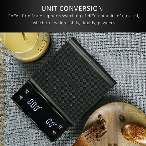 Acheter Balance de café numérique avec minuterie LED écran Espresso Balance  intégrée batterie 3kg Max.Pesant 0.1g