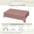 thumbnail image 2 of Rectangle Tablecloth with Wave Lace 60x84 Inch, Line Stripes Check Rectangle Table Protector Reusable Tablecloth Decorative Tablecloths for Restaurant, Picnic, Indoor and Outdoor Dining, 2 of 8