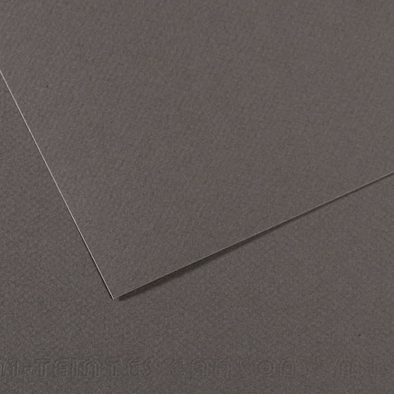 Canson Mi-Teintes Drawing Papers - 8-1/2" x 11", Dark Gray, 25 Sheets