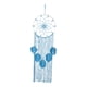 thumbnail image 1 of Colgante de pared de macramé bohemio con borlas trenzadas Azul, 1 of 9