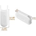 thumbnail image 2 of Cord Weight Spare 2pcs For Vertical Blind, Roller Blinds Window Shutter White Plastic Safety Handle Tensioner Device Blinds Accessories, 2 of 5
