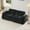 Black + Velvet + 2 Seat, variant on 80.3" 2-seater boneless Sofa,Green Soft Velvet sofa with 32D High Density Sponge,Fits Living Rooms