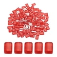 thumbnail image 1 of Unique Bargains 200g Irregular Crystal Glass Mosaic Tiles Tiny Glass Mosaic Tiles Bulk for Craft DIY Art Project Red, 1 of 7