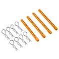 thumbnail image 3 of RC Corps de Poteau, Alliage d'Aluminium Facile Installation RC Voiture ShellColumn Remplacer les Accessoires avec R Broches pour Télécommande Voiture Or, 3 of 8