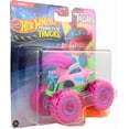 thumbnail image 5 of Hot Wheels Monster Trucks DreamWorks Trolls - Poppy - 1:64 Scale, Includes Crushed Car, 5 of 6