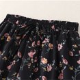 thumbnail image 4 of Women Ditsy Floral Bohemian Mesh Midi Skirt Elastic High Waisted Flowy Summer Long Skirt, 4 of 6