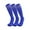 Blue, variant on XBASW 3 Pairs Toddler Kids Football Soccer Knee High Socks Stripes Sports Socks Cotton Thigh High Socks for Boys Girls 1-12T