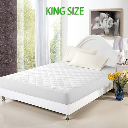 Mattress Cover Bed Topper Bug Dust Mite Waterproof Pad Protector Mattress Cover Bed Topper Bug Dust Mite Waterproof Pad Protector Quilted King Size