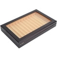 thumbnail image 2 of 12 Digit Pen Display Box, Top Glass Window Wood Pen Display Box Black Baking Varnish Pen Storage Gift Box  For Exhibitions For Counters For Home, 2 of 8