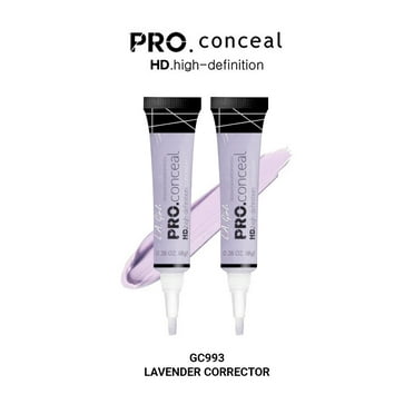 LA Girl Pro Conceal HD Concealer ( Pack Of 2 ) Lavender Corrector GC993