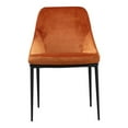 thumbnail image 3 of Moe's Home Collection Sedona 18" Fabric Dining Chair in Orange (Set of 2), 3 of 10