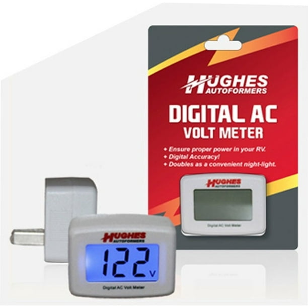 Hughes Autoformer DVM1221 Digital RV AC Volt Meter