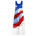 thumbnail image 4 of MEZZALL Kids Girls Casual Loose Fit Jumpsuit With Patriotic Print And Long One-Pieces Fashion Romper With Side Pockets For Comfortable All Day Wear 1776-2026 Adorable Onesie, 4 of 4