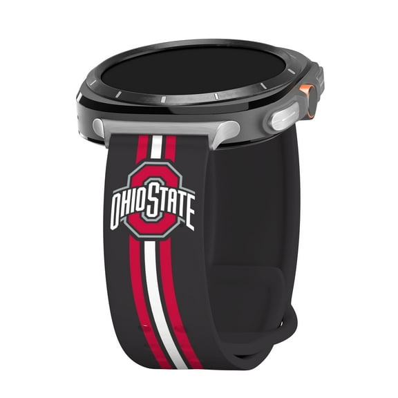 Ohio St HD Watch Band for Samsung Galaxy Watch Ultra 47mm (Long Stripes)