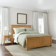 thumbnail image 2 of Homestyles Oak Park 2-Piece Traditional Wood Queen Bed with Nightstand in Brown, 2 of 7