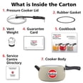 thumbnail image 4 of Ceramic-Coated Contura Green Apple Pressure Cooker 5 Liters | For 5 To 7 Persons (CAG50), 4 of 4