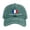 Green, variant on Men Women's France Flag Printed Base Ball Cap Vintage Washable Soft Breathable Football Fans Sun Hat