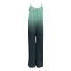 thumbnail image 5 of VISgogo Mono para mujer, tirantes finos, color degradado, pantalones largos sueltos de pierna ancha para fiesta informal VISgogo  moda, 5 of 7