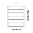 thumbnail image 3 of Suncoda Organisation et Rangement Porte-Pantalons Pliant Multifonctionnel Sans Marque en Acier Inoxydable, 3 of 6