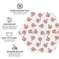 thumbnail image 3 of Vsdgher Red Fox Leather Coasters for Drinks, Durable Drink Coasters 4 Set for Tabletop Protection, Luxurious Home Décor and Housewarming Gift ( {designName})Hexagon, 3 of 6