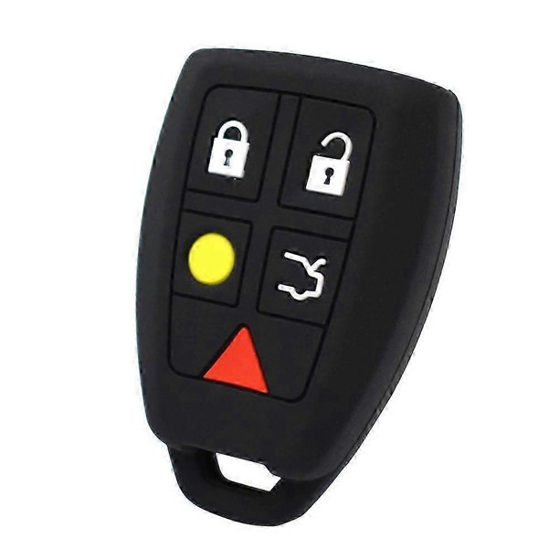 Funda de silicona para llave de coche Volvo C30 C70 S40 V50 2004 2005 2006 2007. Funda protectora para mando a distancia.