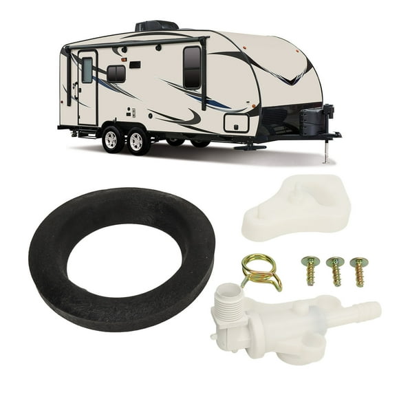 34100, Wear Durable Long Life Span RV Toilet Water Valves Kit RV Toilet Seal Sealing For - Style Lite Style Plus