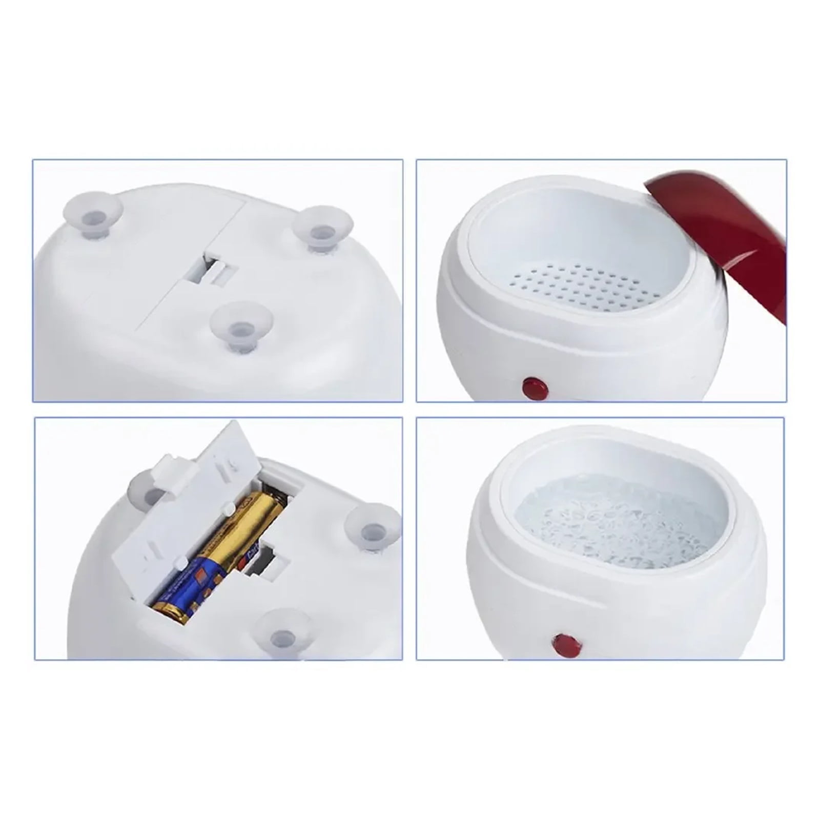 Portable Ultrasonic Cleaner for Jewelry, Lenses, Watches, Dentures - Household Washing Machine and Cleaning Box Jewelry cleaner