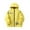 Yellow, variant on Qudderr Toddler Kids Boys Girls Hooded Windbreaker Jacket Casual Outerwear Baby Lightweight Zip Unisex Rain Coat Jacket for Spring Fall Size 1-8T