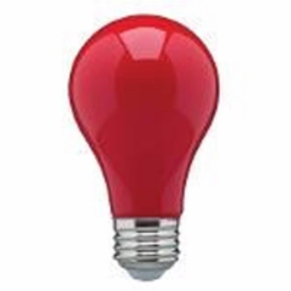 Satco Nuvo 60W Equivalent Red A19 Medium LED Party Light Bulb