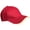 Red / Tan, variant on 6 Panel Visor two-tone Cotton Adjustable Velcro Unisex Light Weight Baseball trucker Cap Hat One Size Fits Most.