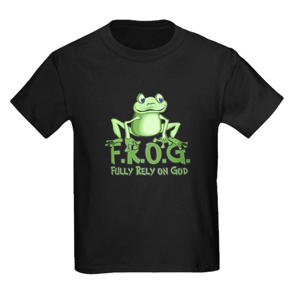 CafePress - Fully Rely On God Kids Dark T Shirt - Dark T-Shirt Kids XS-XL