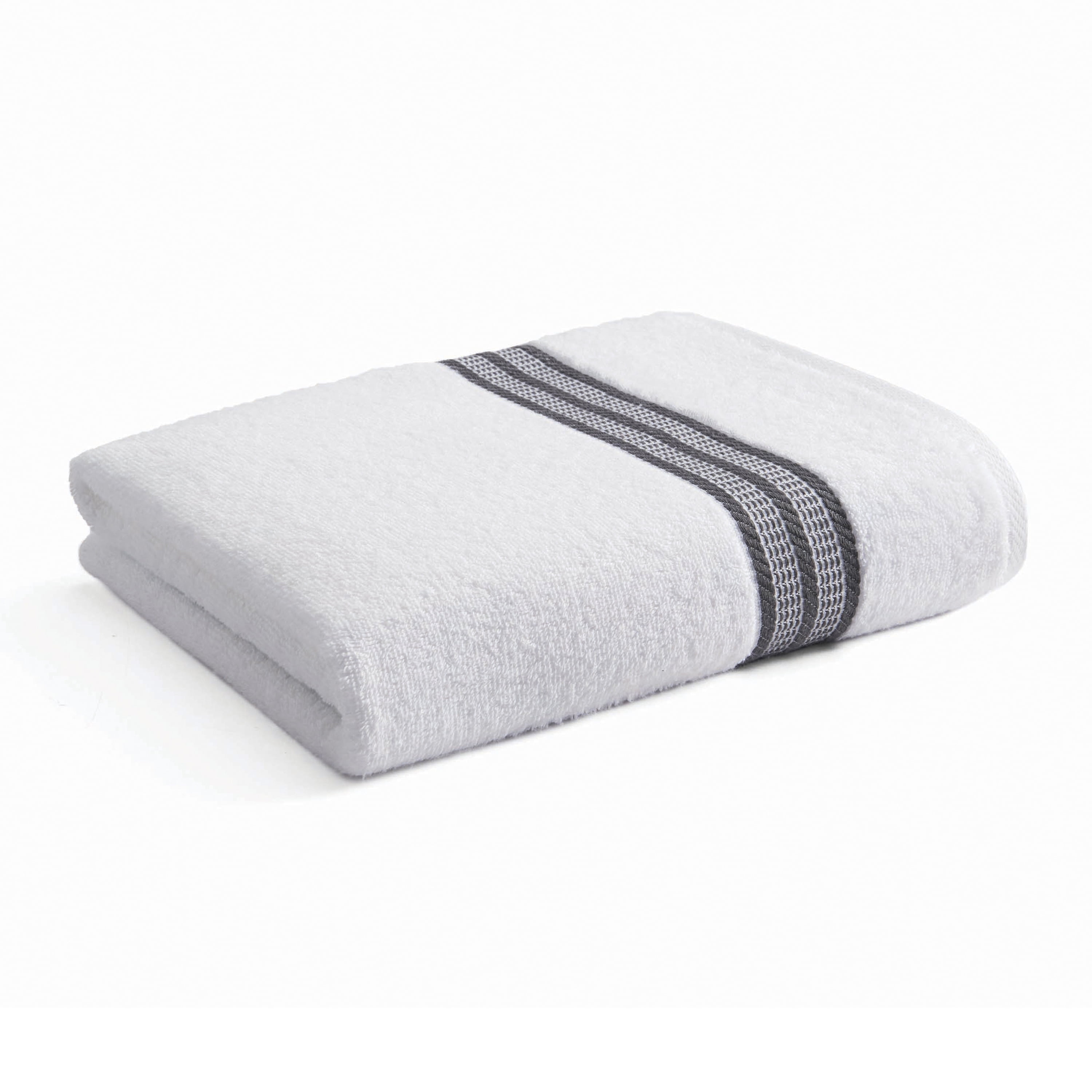 Better Homes & Gardens Bath Collection - Single Bath Towel, Solid Grey, Gray