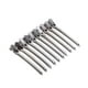 thumbnail image 4 of 10 pinzas de metal para seccionar el cabello, pinzas para el cabello de peluquería con agarre fuerte, 4 of 6