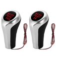thumbnail image 2 of 5 Speed Shift Knob W/led Red Backlight Leather Shifter Lever Handle Stick For E46 E90 E91 E92 X1 X3 X5, 2 of 5