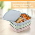 thumbnail image 4 of Signora Ware 3-Piece Multicolor Reusable Lunch Boxes for Kids, 4 of 7