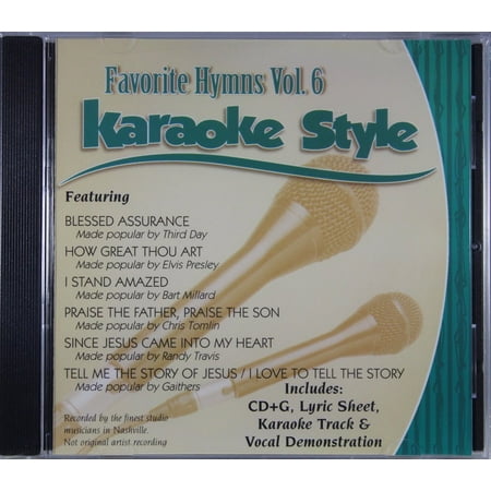 Favorite Hymns Volume 6 Daywind Christian Karaoke Style NEW CD+G 6 Songs