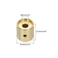 thumbnail image 2 of Uxcell Guitar Bass Dome Knobs White Shell Top 6mm Gold Metal Volume Tone Control with Inner Hexagon Spanner 3 Pack, 2 of 6