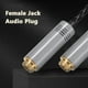 thumbnail image 5 of Female Jack Audio Plug Balanced Stereo Earphone 4.4mm 5 Pole Metal Adapter Wire Connector for Headph, 5 of 5