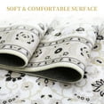 thumbnail image 4 of HOMERRY 5' x 7' Vintage Floral Area Rug Washable Non-Slip Carpet for Living Room Accent Rug Low Pile Bedroom Floor Cover, Beige/Black, 4 of 6