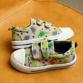thumbnail image 5 of Kushyshoo Kids Canvas Shoes Toddler Boy Gray Dinosaurs Sneakers for School Days Size 12, 5 of 7