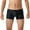 Black, variant on zeranth Men Boxer Underwear Low-rise U Convex Bag Briefs Glossy Silky Transparent Solid Color Boxer Briefs Smooth Thin Sports Panties